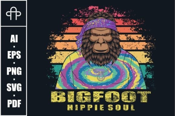 Bigfoot Hippie Soul Retro Vector Review