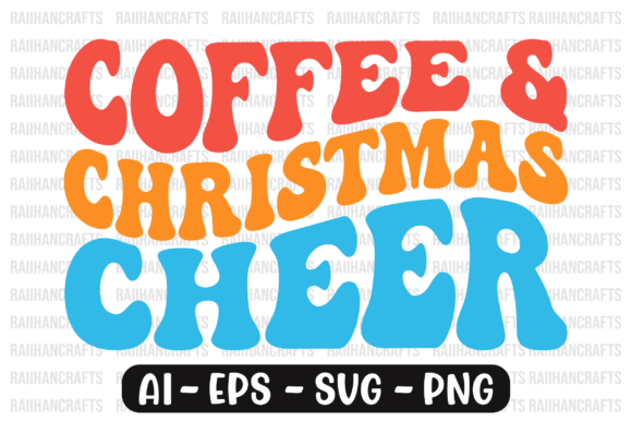 Coffee Christmas Cheer Retro Wavy Svg Review