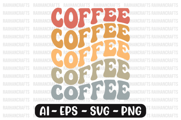 Coffee Retro Wavy Svg Review for Real Embroidery