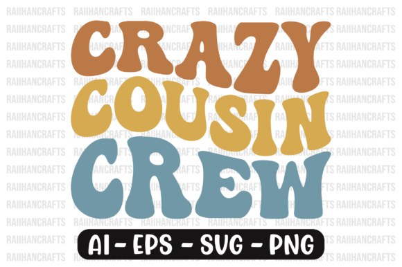 Crazy Cousin Crew Retro Wavy Svg Review