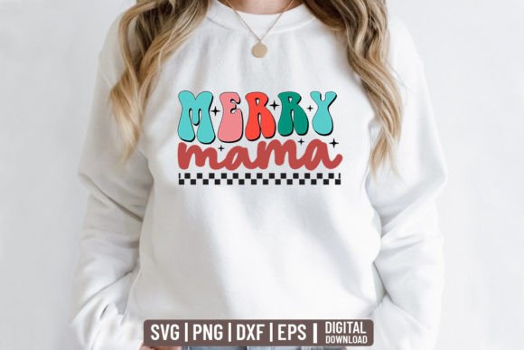 Merry Mama - Retro Christmas Svg Review