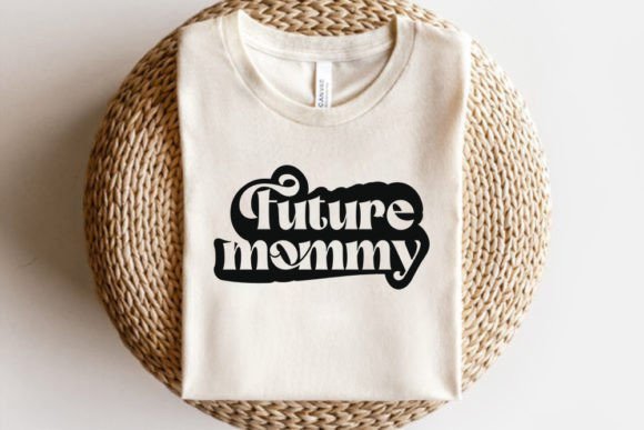 Retro Pregnancy SVG Design, Future Mom