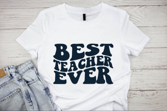 Retro Teacher Svg Design, Best Teacher