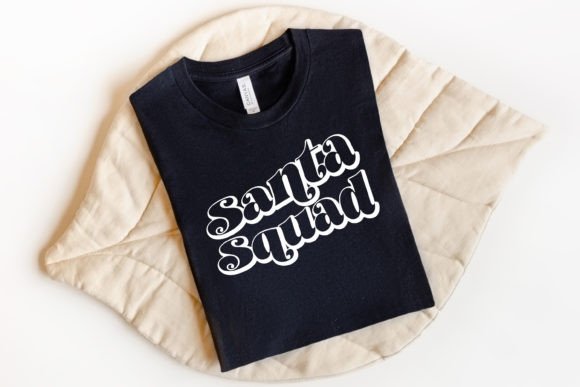 Santa Squad Svg Retro Matching Shirt Pod Review