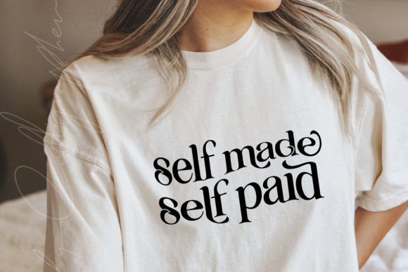 Self Made Self Paid Svg Retro Shirt Pod Review